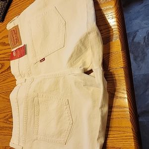 Levi Strauss & Co Size 30 White Shorts